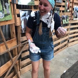 American Eagle overalls